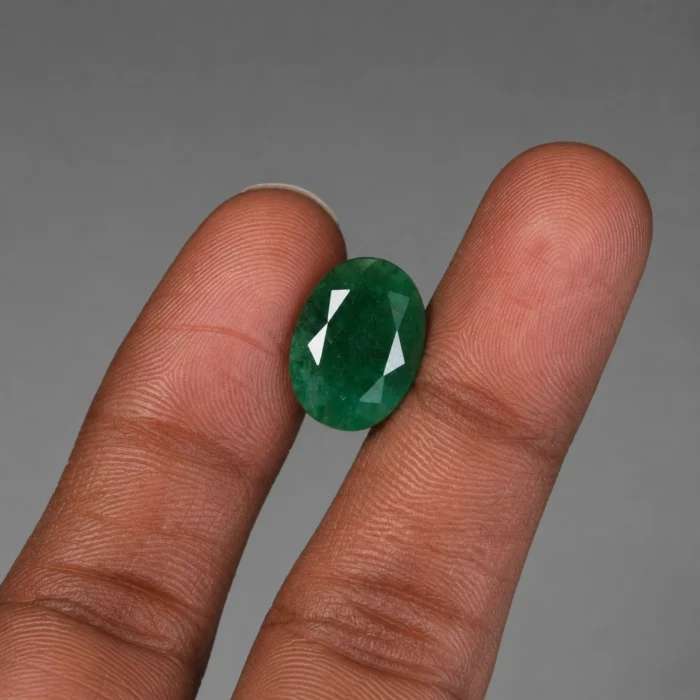 Natural Certified Green Emerald (Panna) – 7.30 ct (7.95 Ratti)
