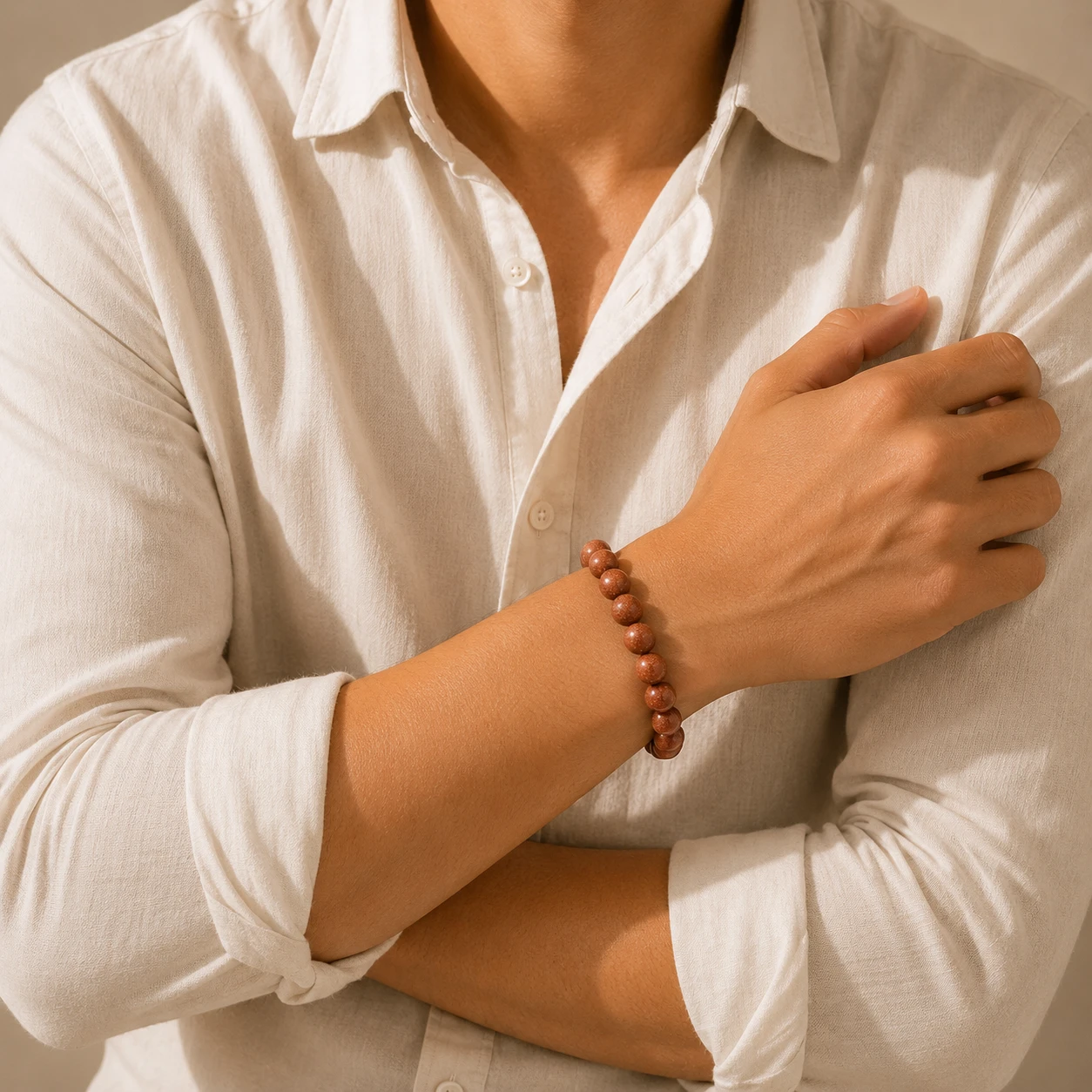 Sunstone Bracelet with model
