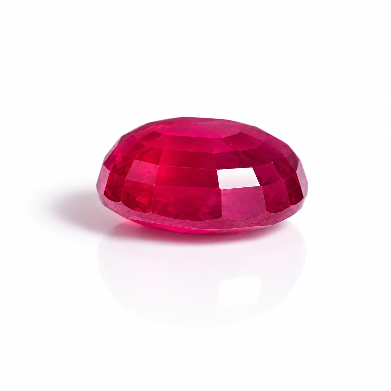6.35 ct Natural Pink Ruby Gemstone sides