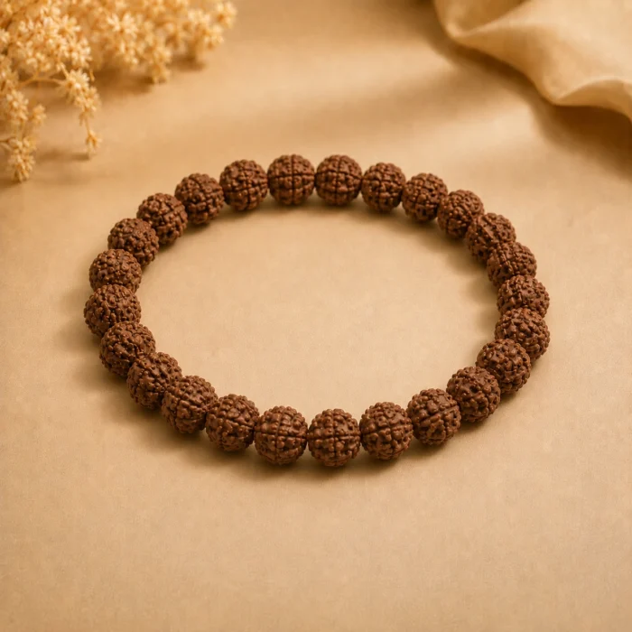 Premium Natural Rudraksha Bracelet | Lab Certified