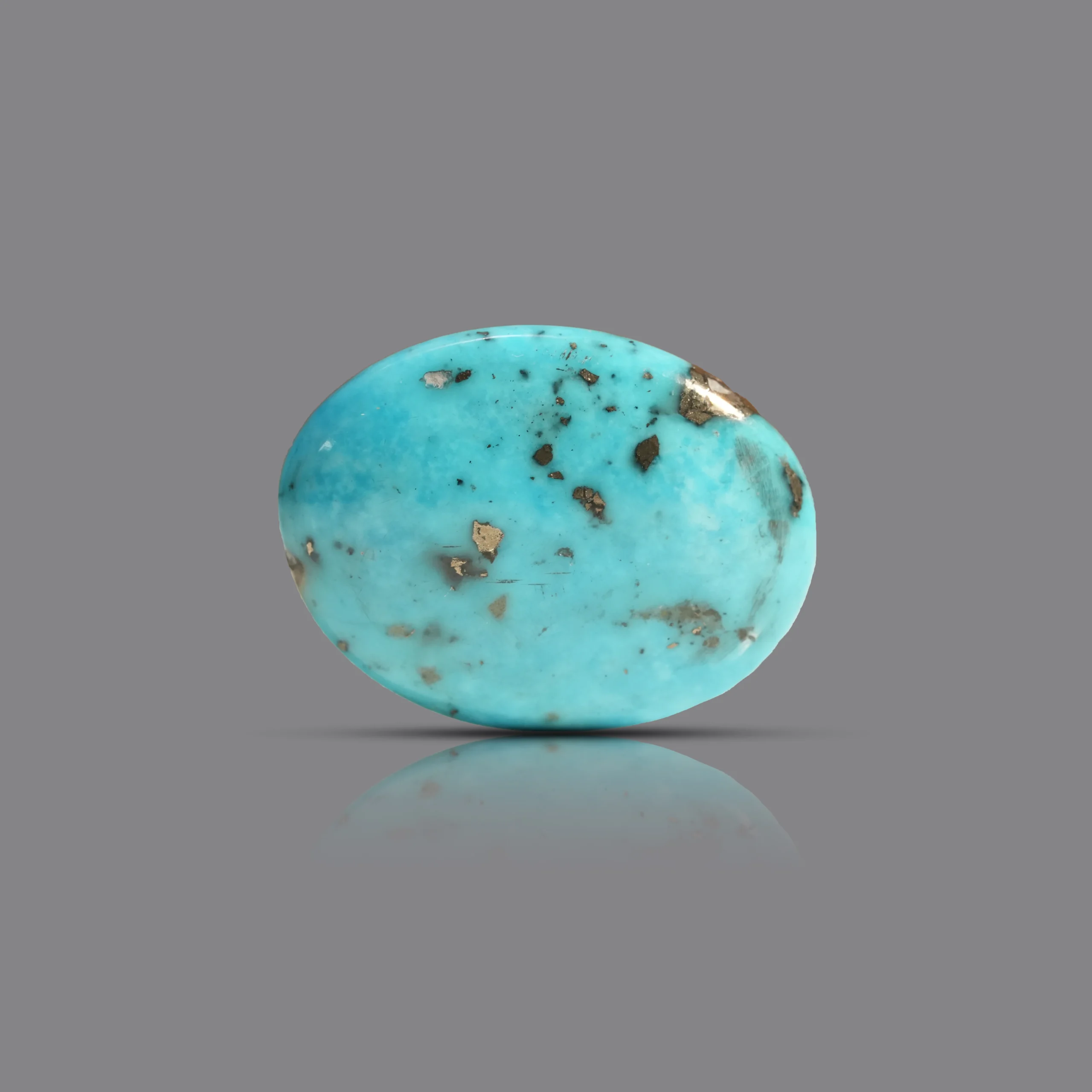 Natural Turquoise Gemstone backside