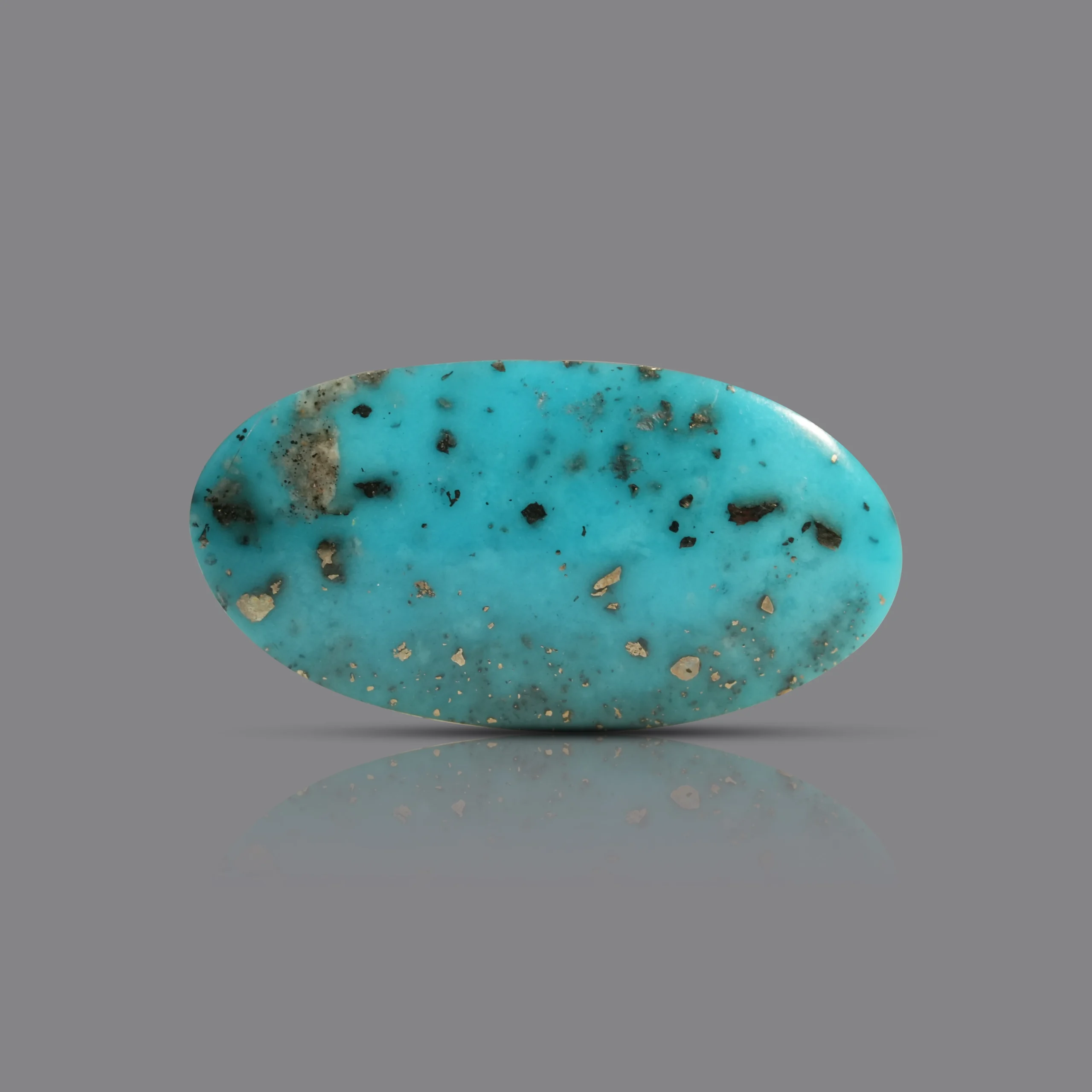Turquoise Gemstone 6.05 ct backsides