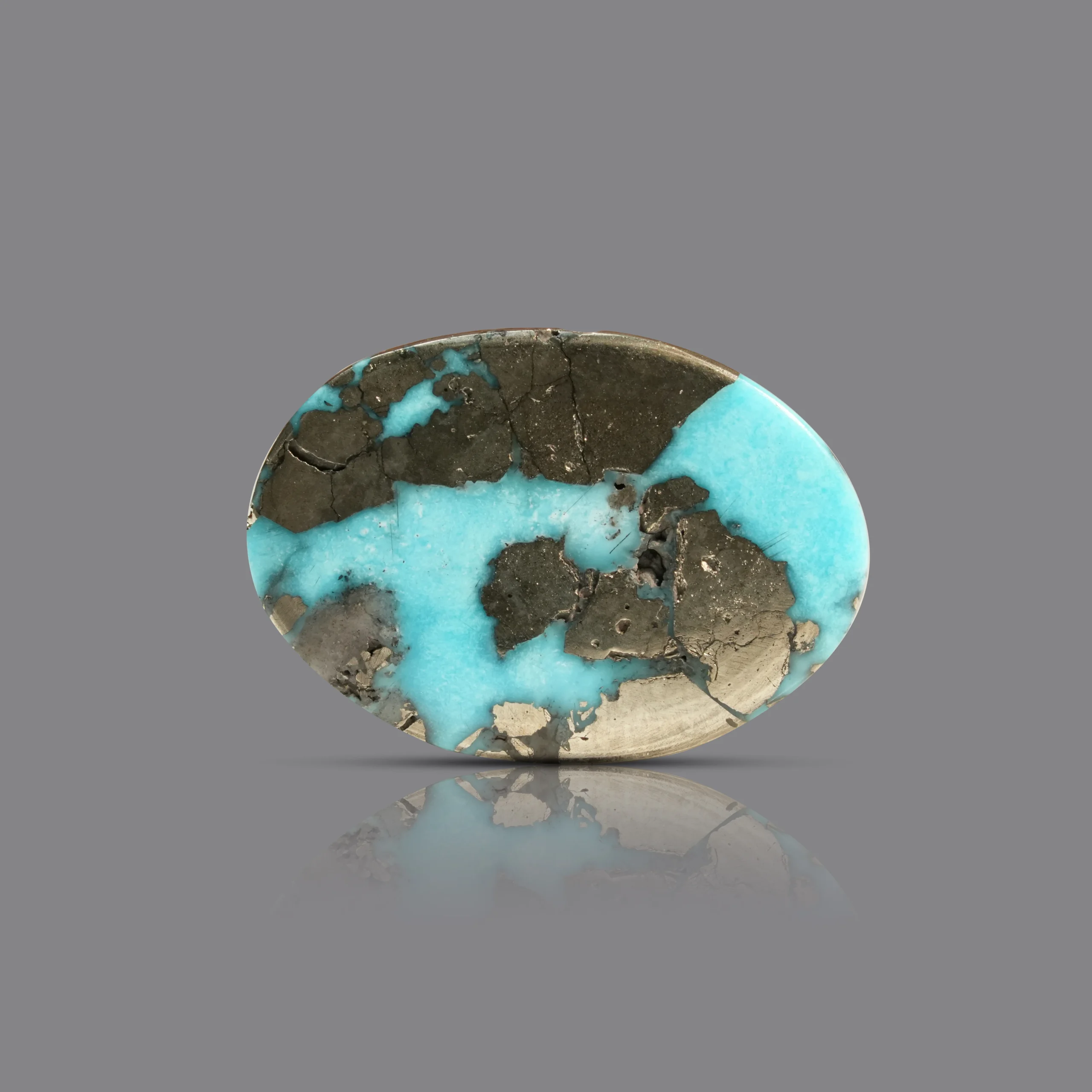 8.50 ct Natural Turquoise Gemstone backside