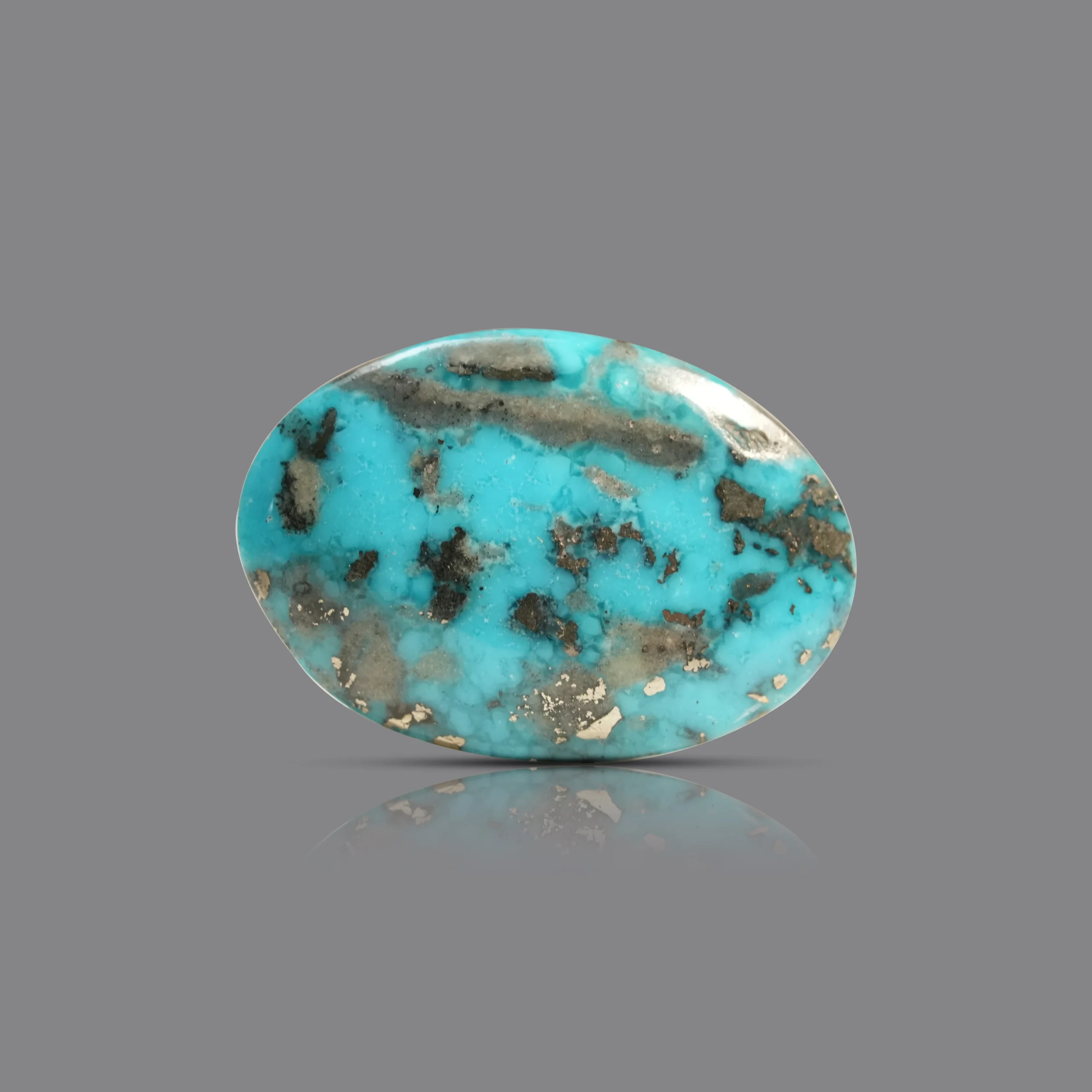 8.20 ct Natural Turquoise Gemstone backside