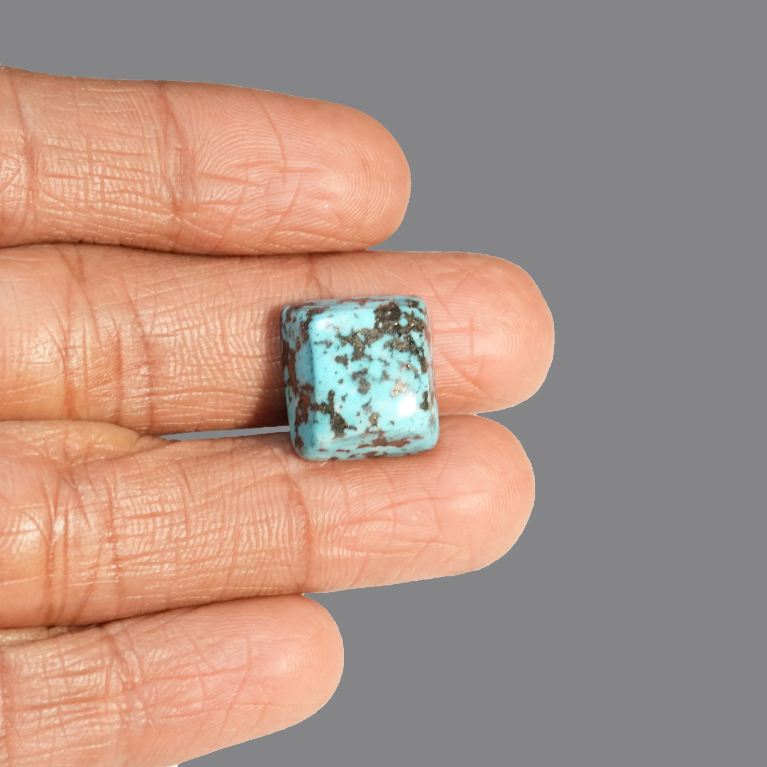 16.65 ct Turquoise Gemstone with finger