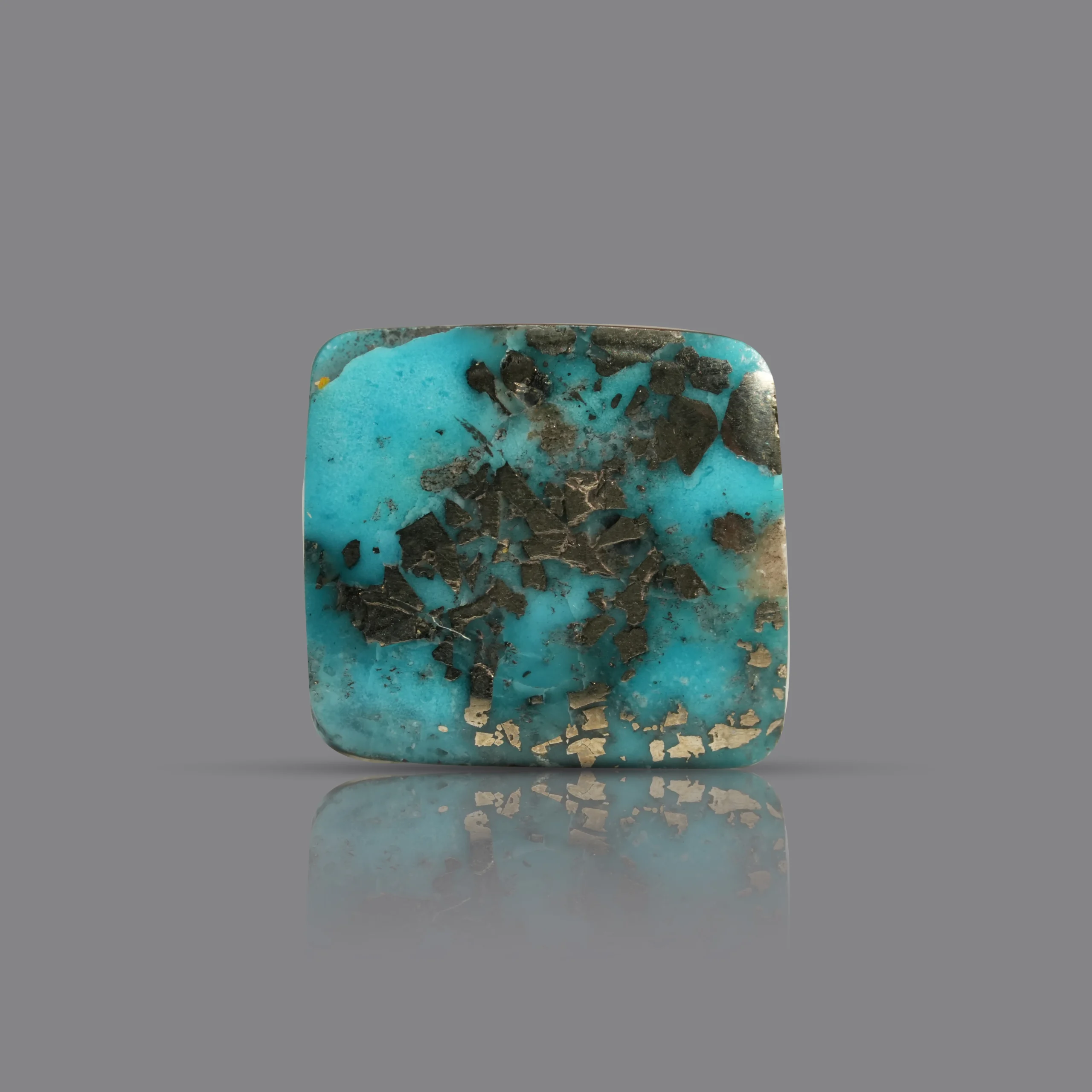 12.25 ct Natural Turquoise Gemstone backside