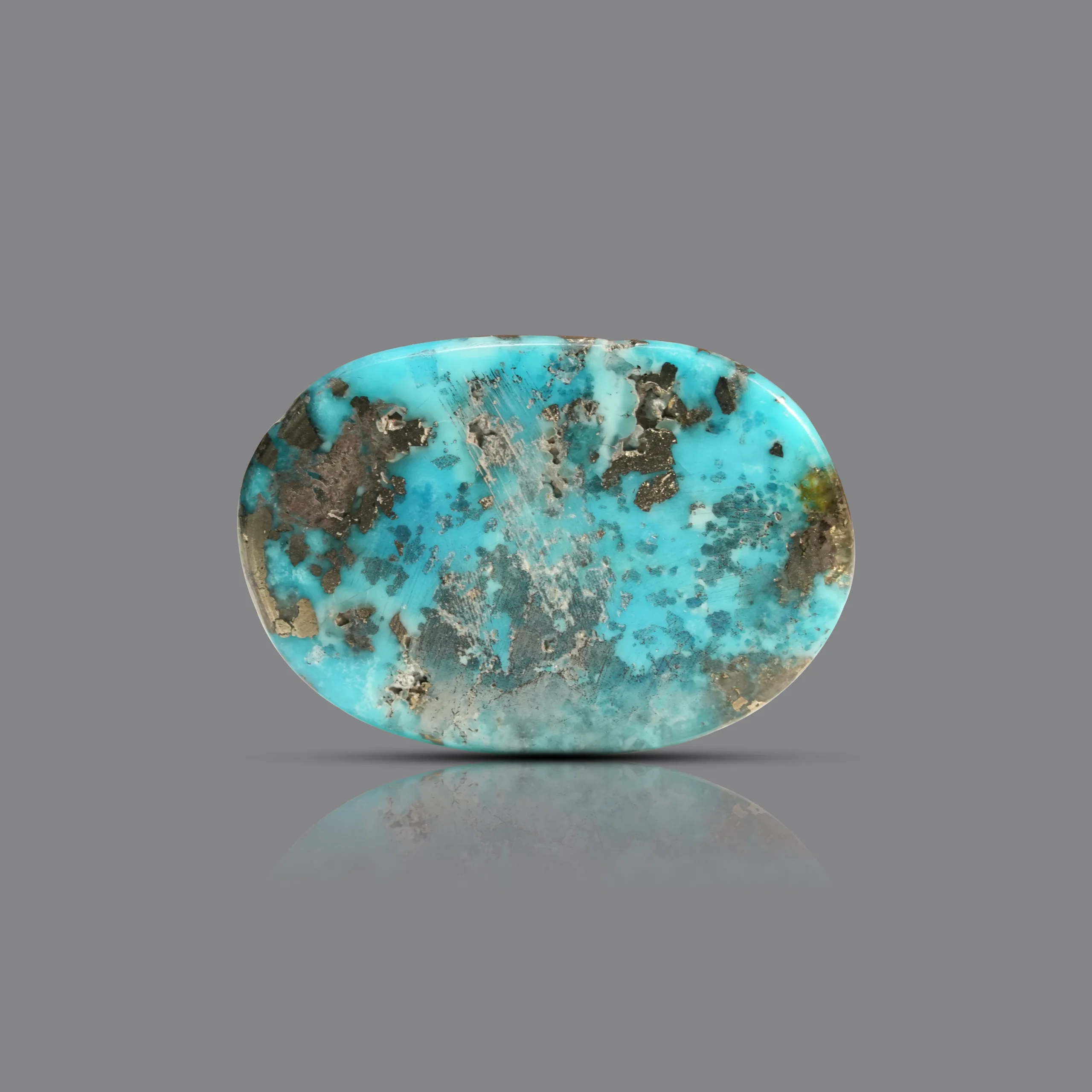 14.70 ct Turquoise Gemstone backside