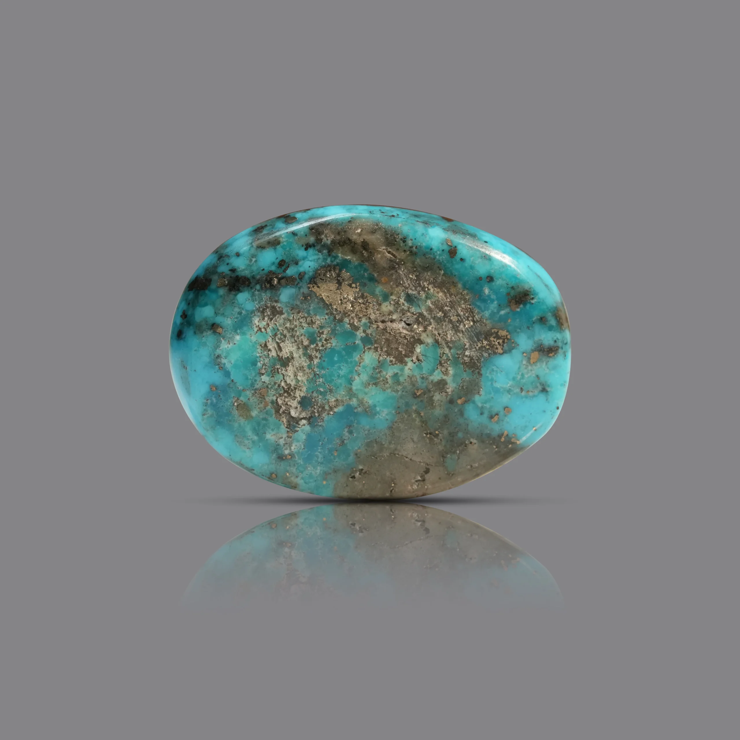 Turquoise Gemstone 12.35 ct backside