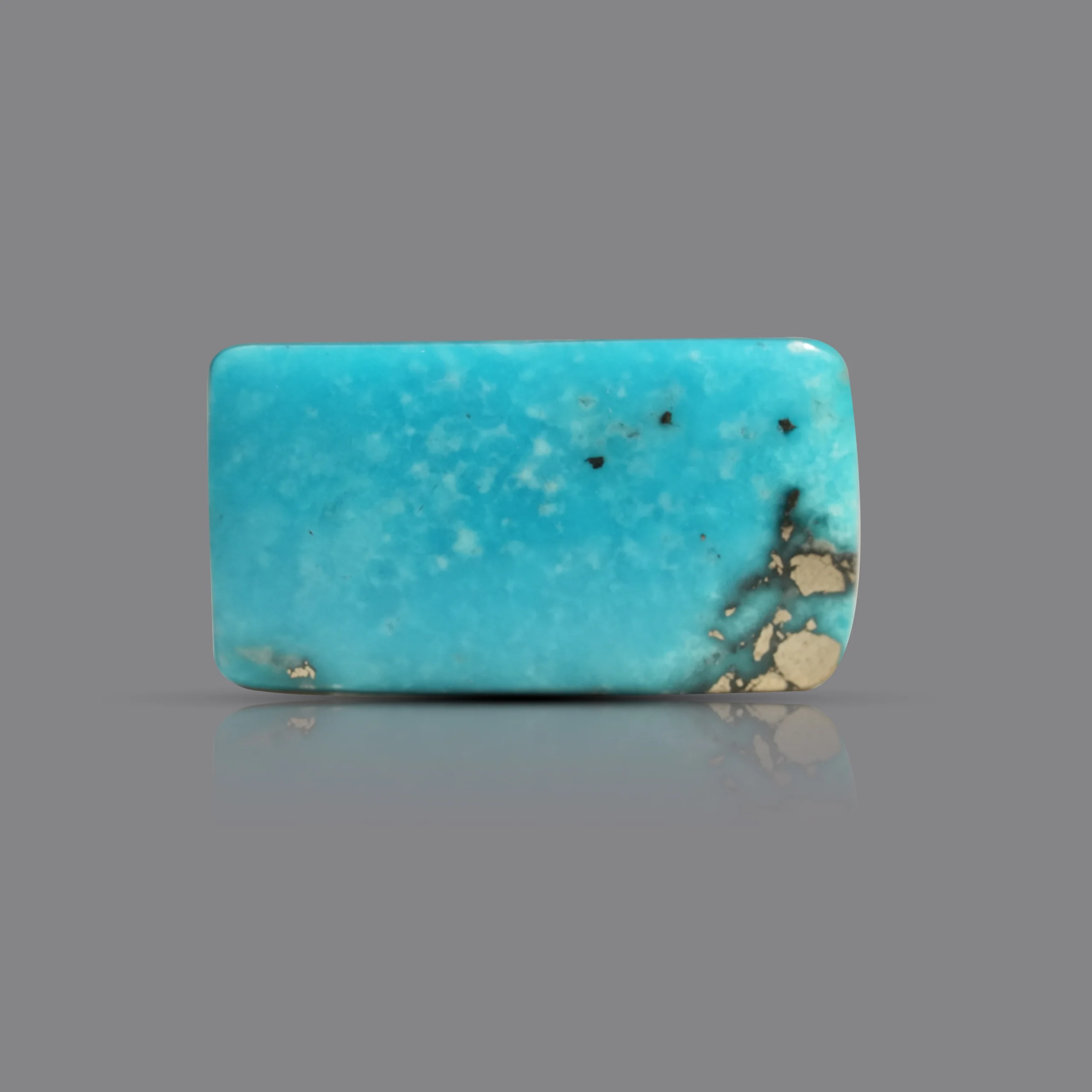 15.40 ct Turquoise Gemstone backside