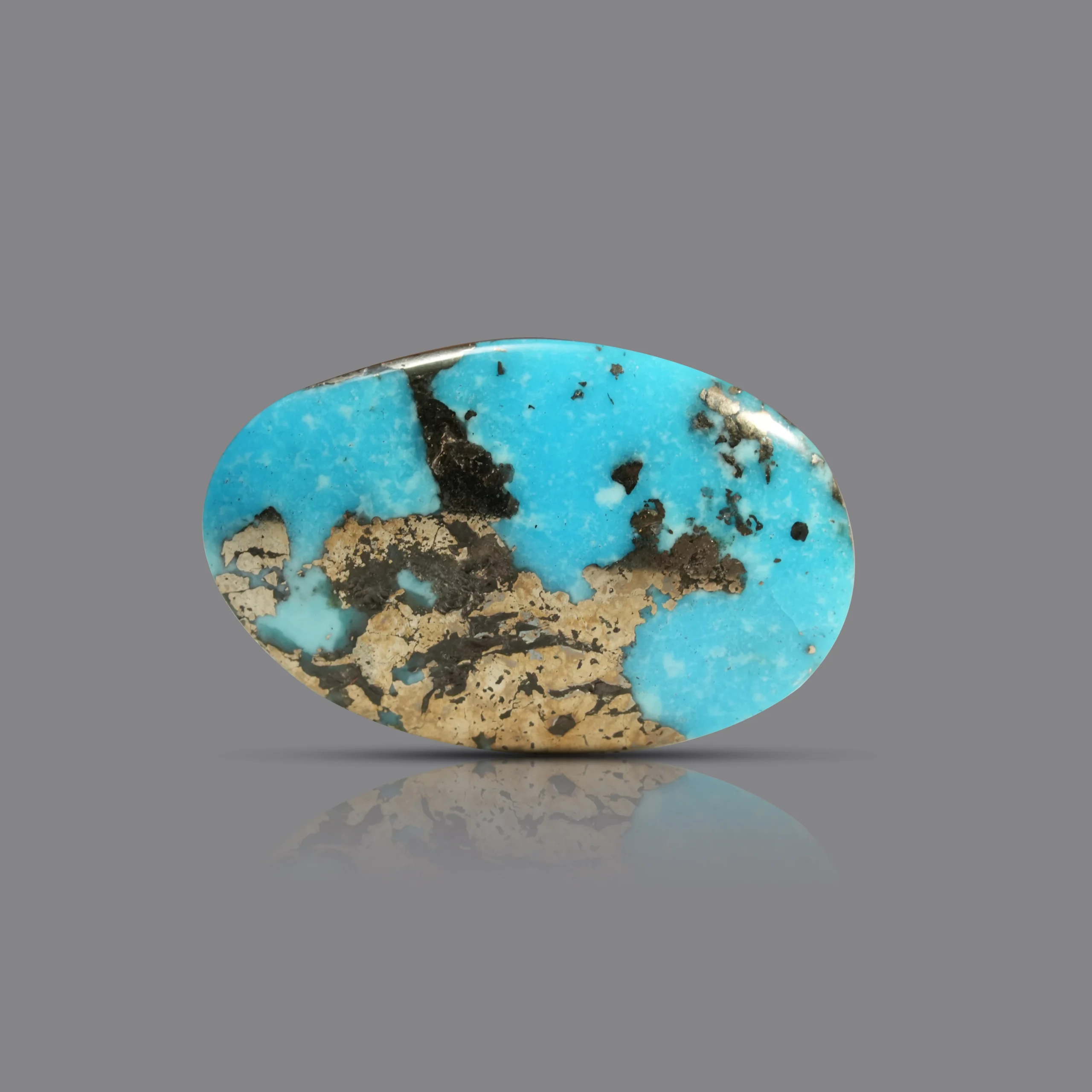 Natural Turquoise Gemstone 14.05 ct backside
