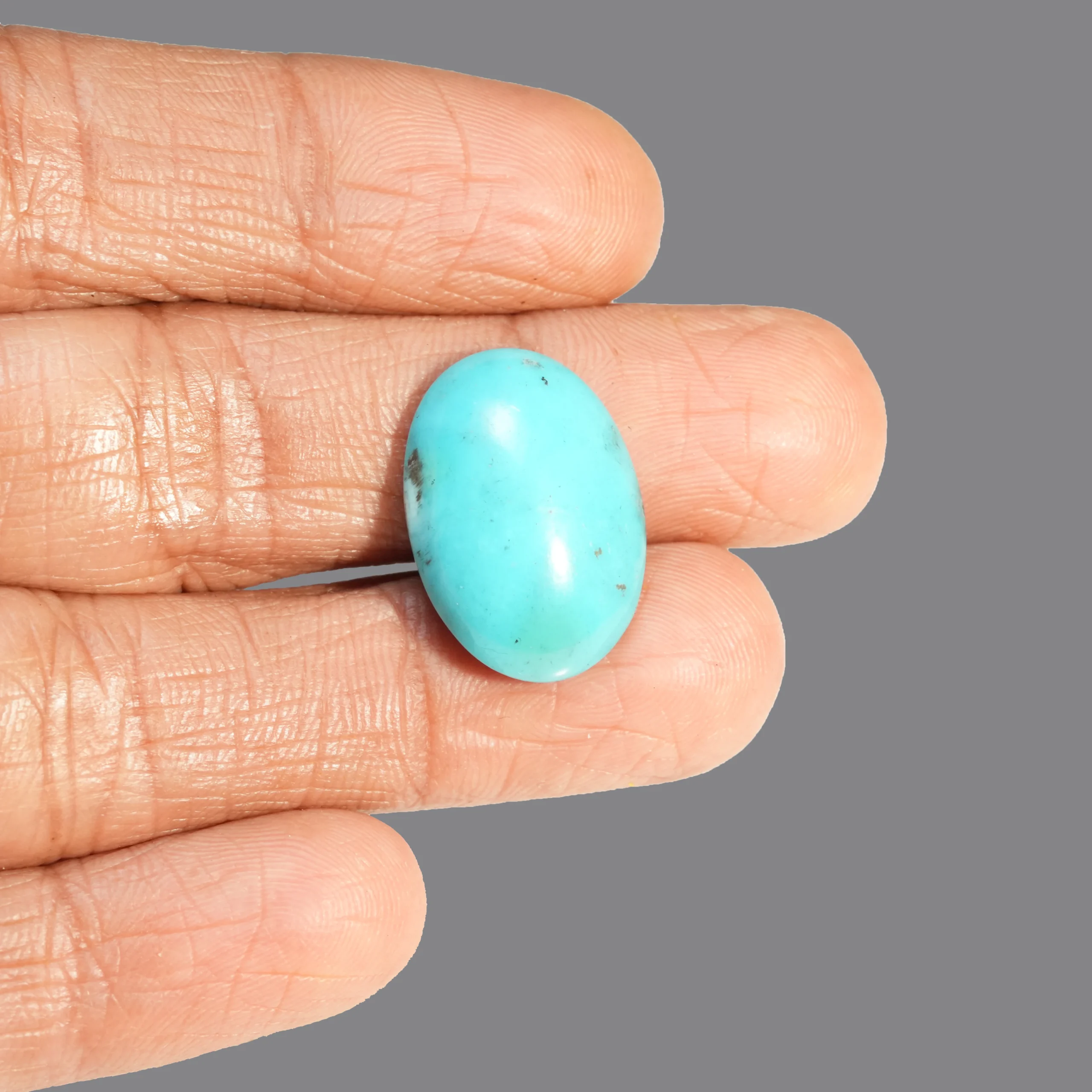 8.85 ct Turquoise Gemstone with finger