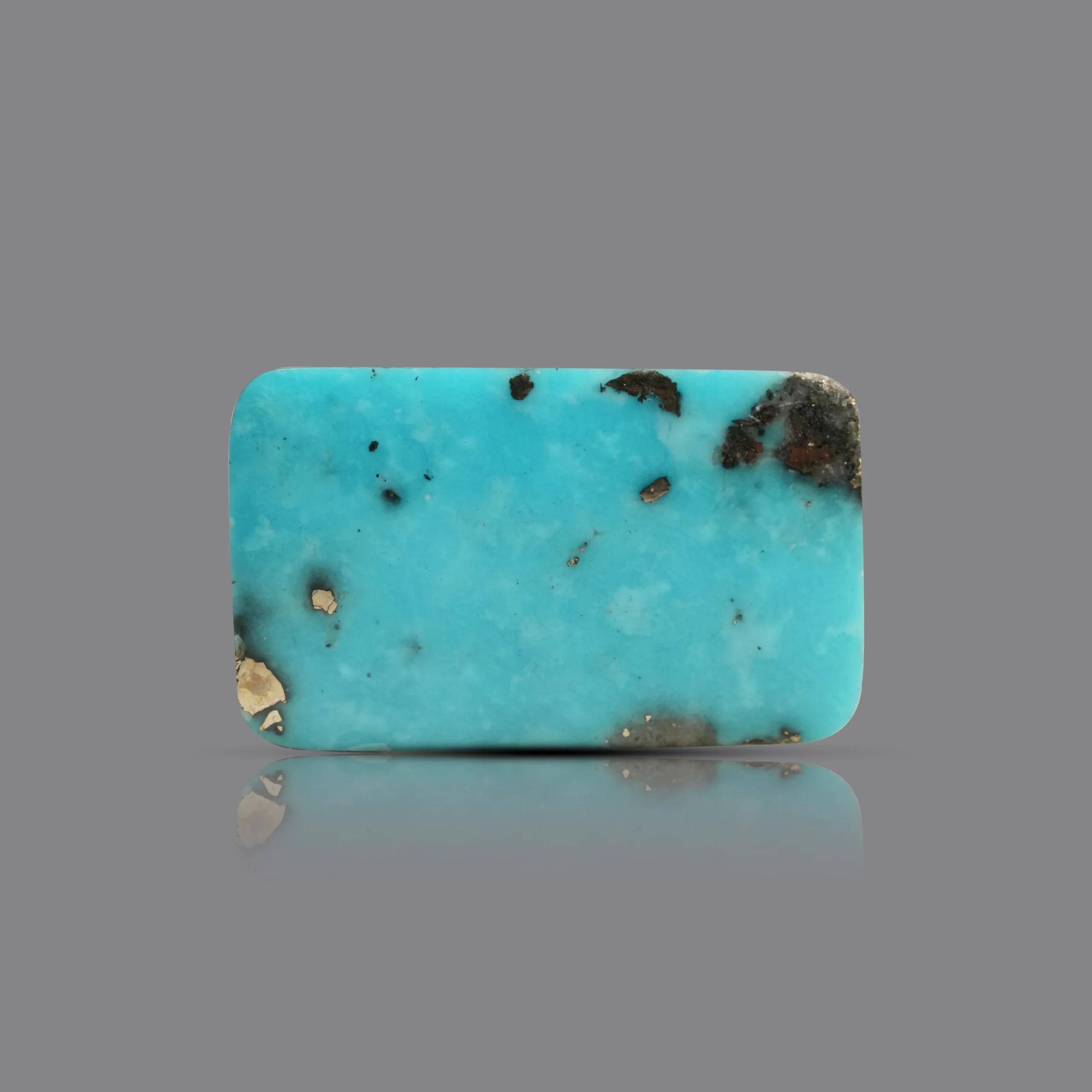 Natural Turquoise Gemstone 10.75 ct backside