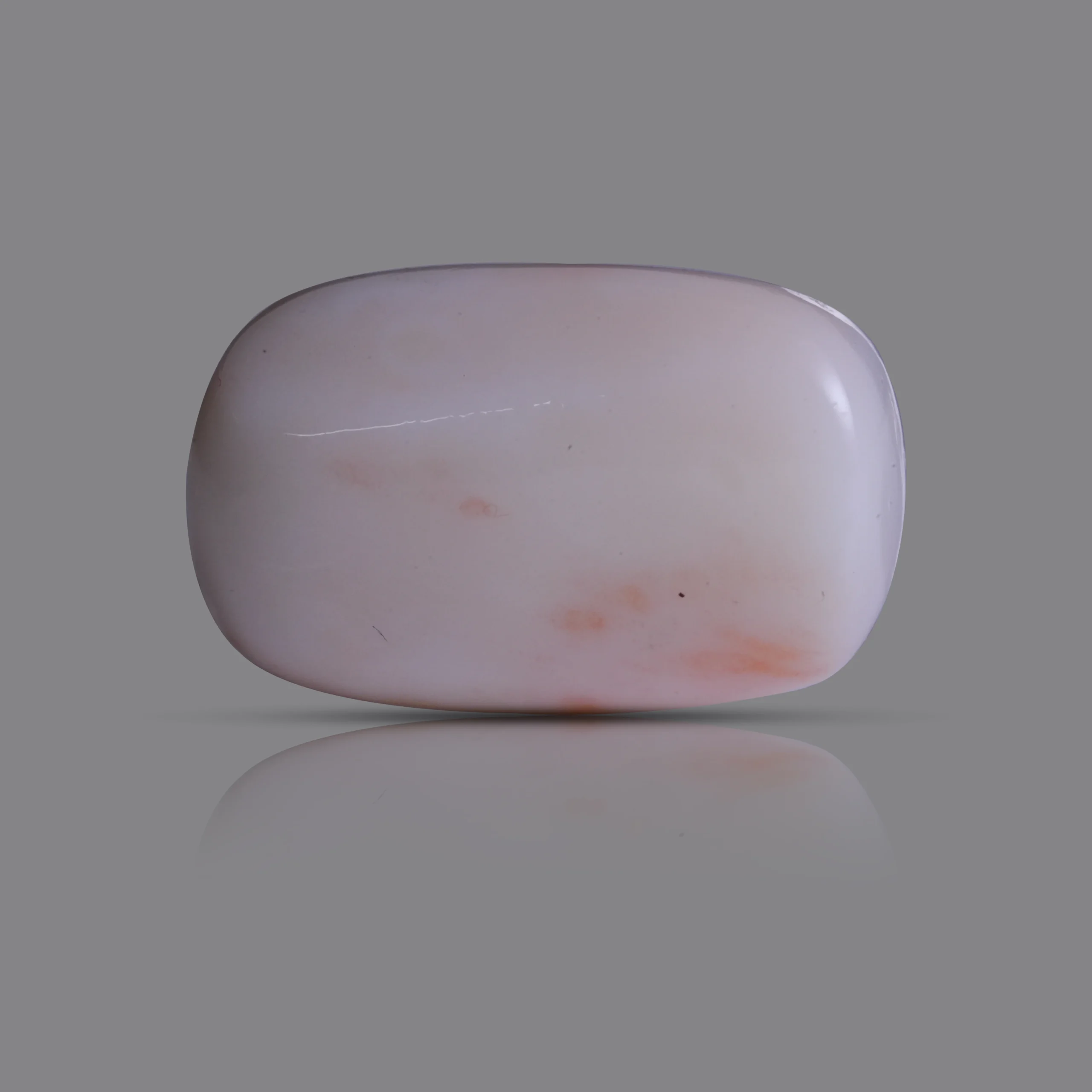 Natural Moonga Stone 13.95 Ct | Certified White Coral - Image 4