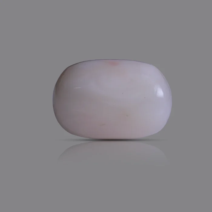 Natural Moonga Stone 11.30 Ct | Certified White Coral