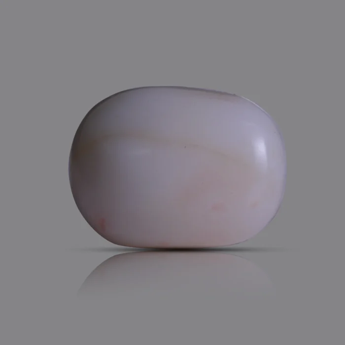 Natural Moonga Stone 12.10 Ct | Certified White Coral