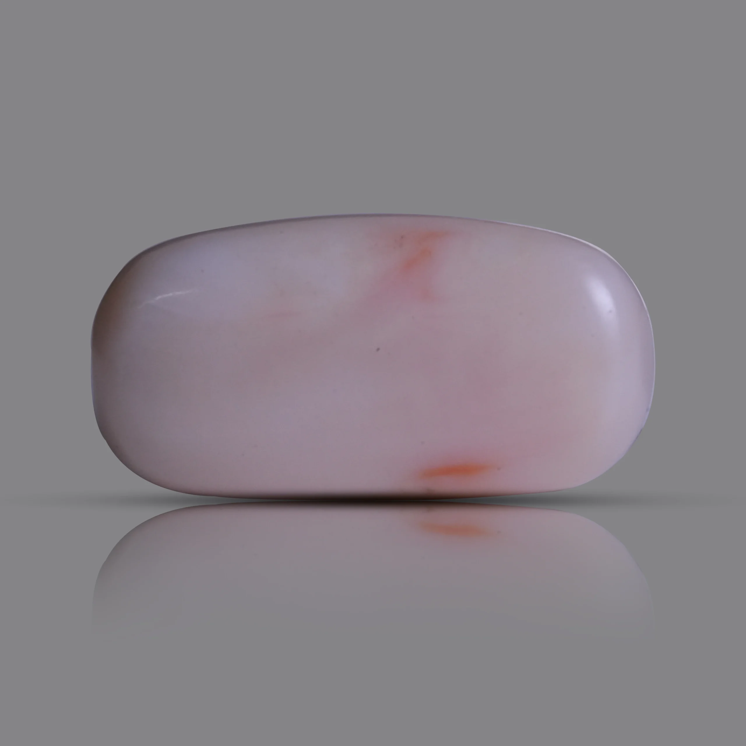 Natural White Coral 11.80 ct backside