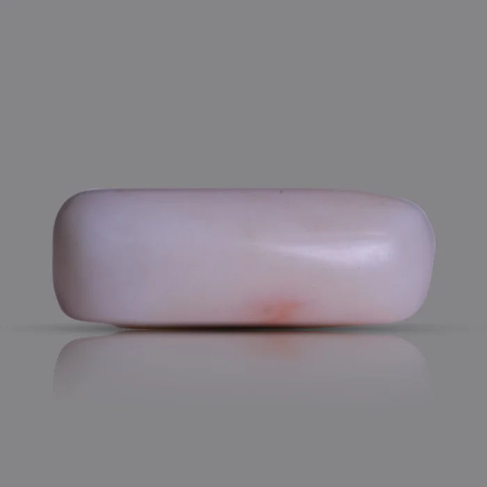 Natural Moonga Stone 11.80 Ct | Certified White Coral