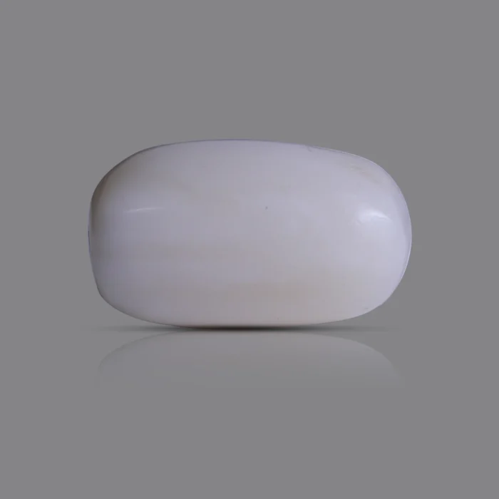 Natural Moonga Stone 11.95 Ct | Certified White Coral
