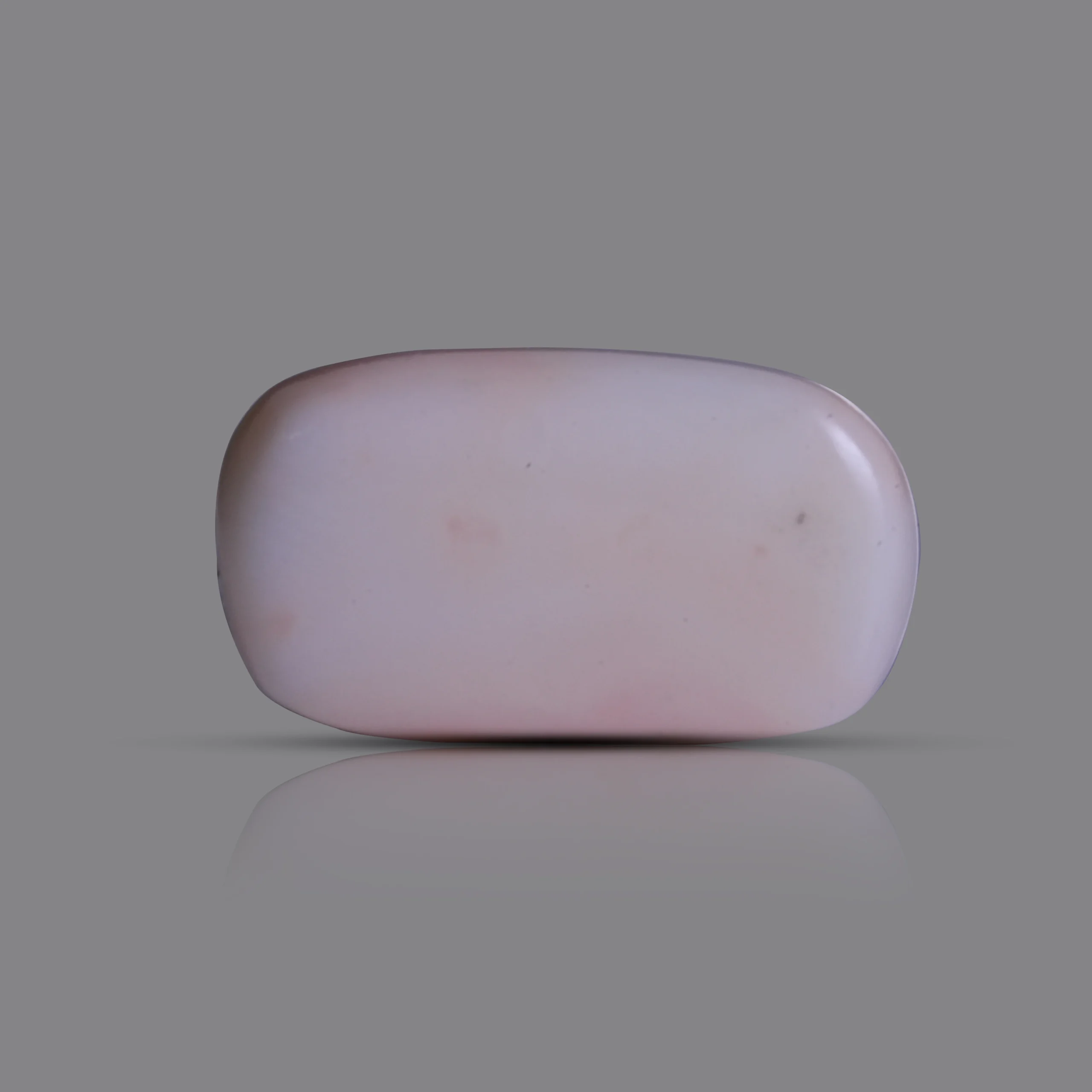 7.10 ct Natural White Coral gemstone backside