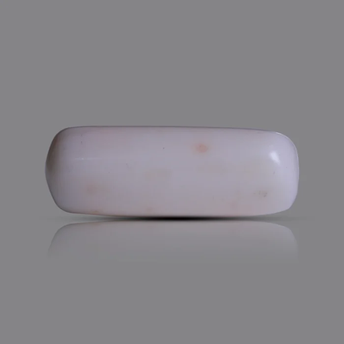 Natural Moonga Stone 7.90 Ct | Certified White Coral