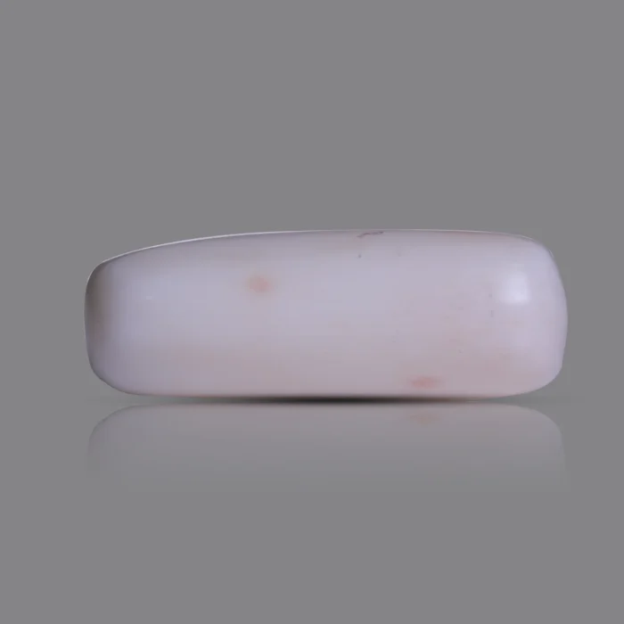 Natural Moonga Stone 7.90 Ct | Certified White Coral