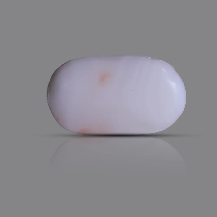 Natural Moonga Stone 7.25 Ct | Certified White Coral