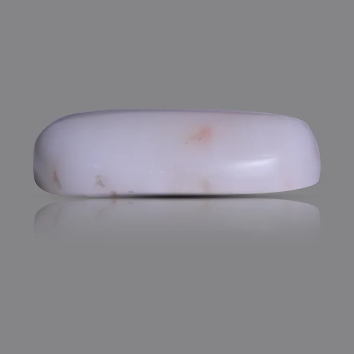 Natural Moonga Stone 7.25 Ct | Certified White Coral