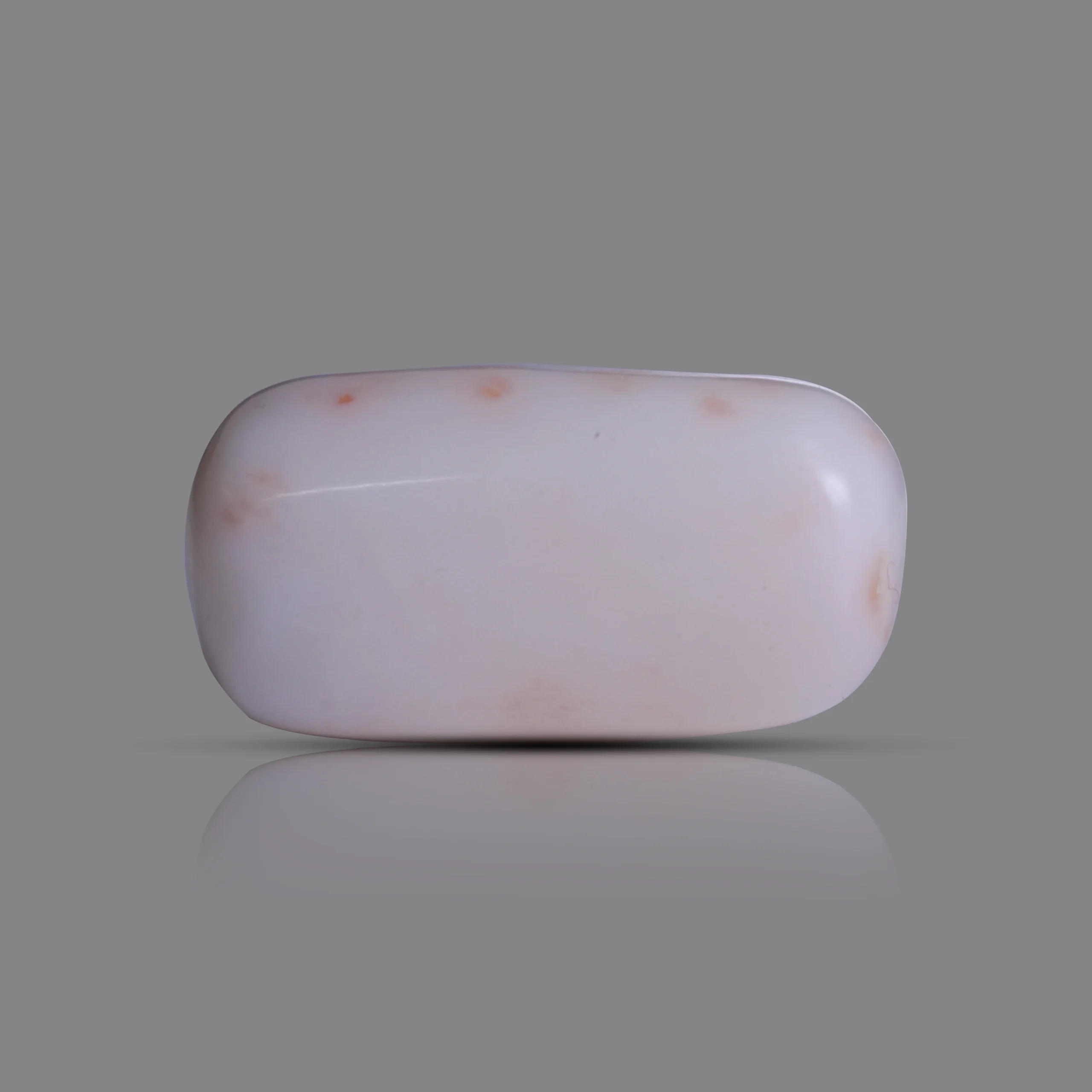 15.65 ct Natural White Coral gemstone backside