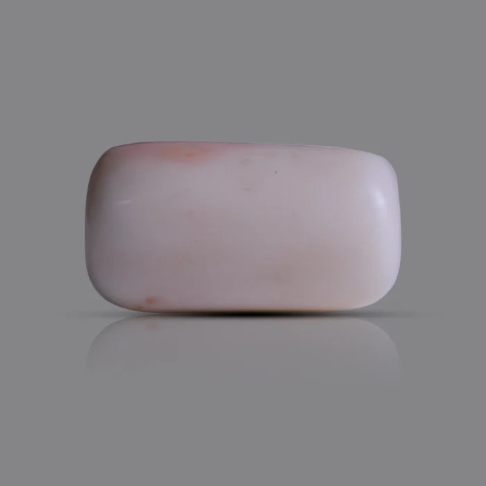 Natural Moonga Stone 11.60 Ct | Certified White Coral