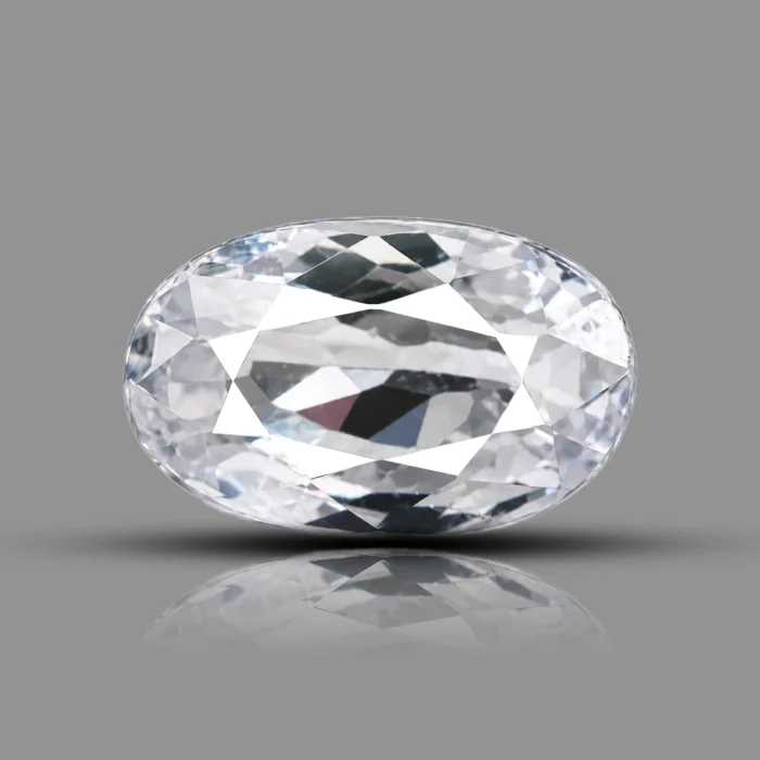 Natural White Zircon Gemstone – 4.60 Carat