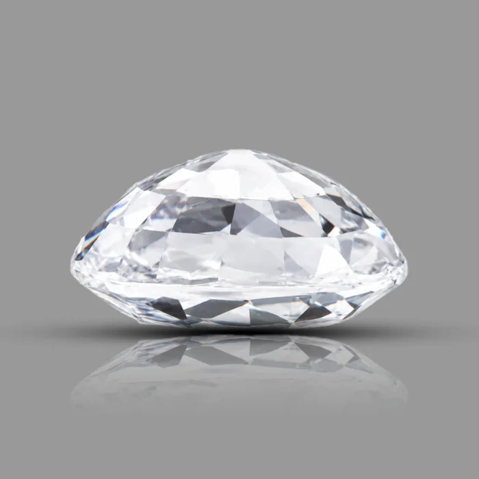 Natural White Zircon Gemstone – 4.45 Carat