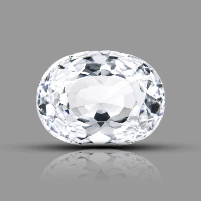 Natural White Zircon Gemstone – 4.60 Ct