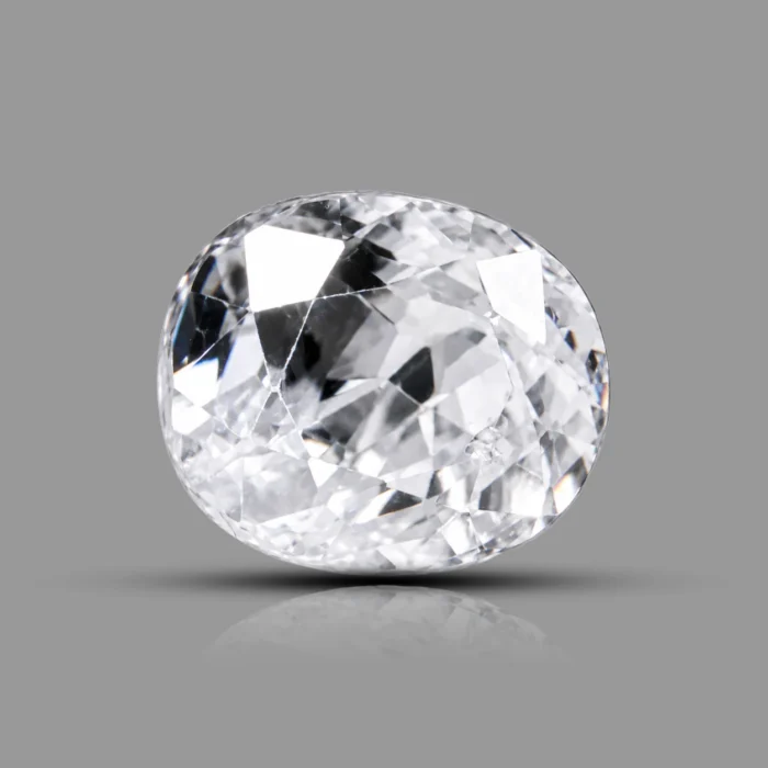 Natural White Zircon Gemstone – 4.55 Carat