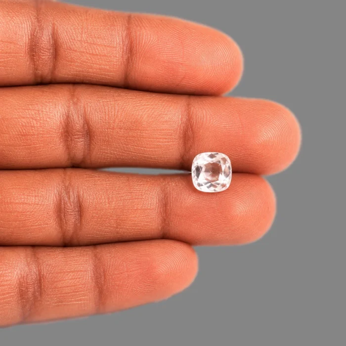 Natural White Zircon Gemstone – 4.75 Carat