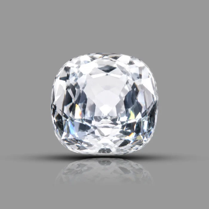 Natural White Zircon Gemstone – 4.35 Carat