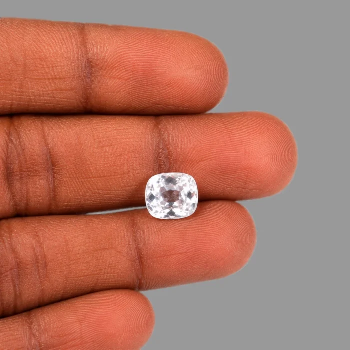 Natural White Zircon Gemstone – 4.45 Carat