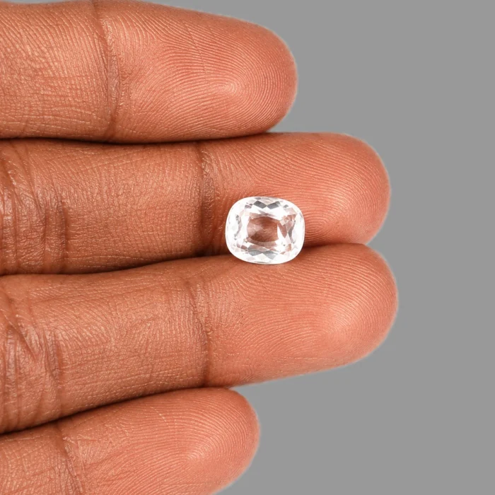Natural White Zircon Gemstone – 4.45 Carat