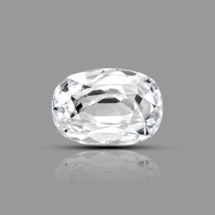 Natural White Zircon Gemstone – 4.66 Carat