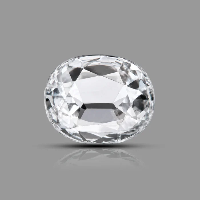 Natural White Zircon Gemstone – 4.70 Carat