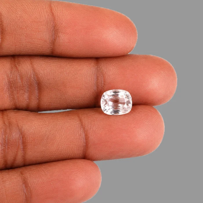 Natural White Zircon Gemstone – 4.60 Carat