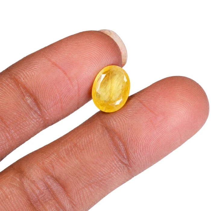 Natural Yellow Sapphire (Pukhraj) – 4.25 carat
