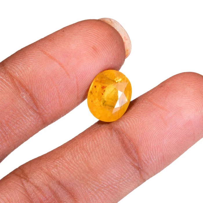 Natural Yellow Sapphire (Pukhraj) – 5.95 carat