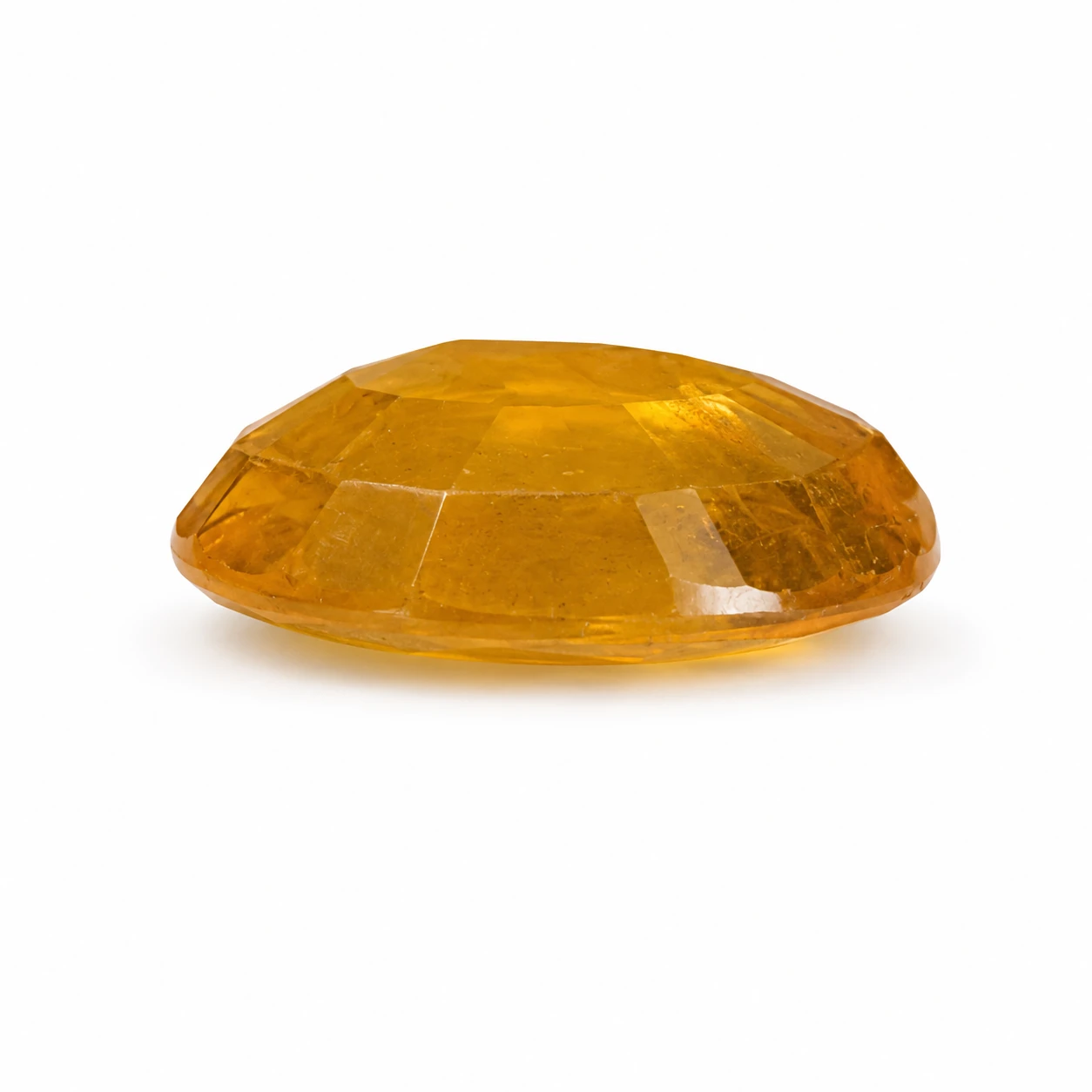 Natural Yellow Sapphire 4.35 ct back top