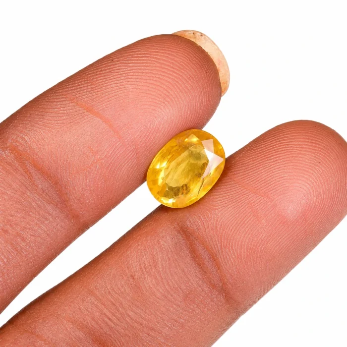 Natural Yellow Sapphire (Pukhraj) – 3.60 carat