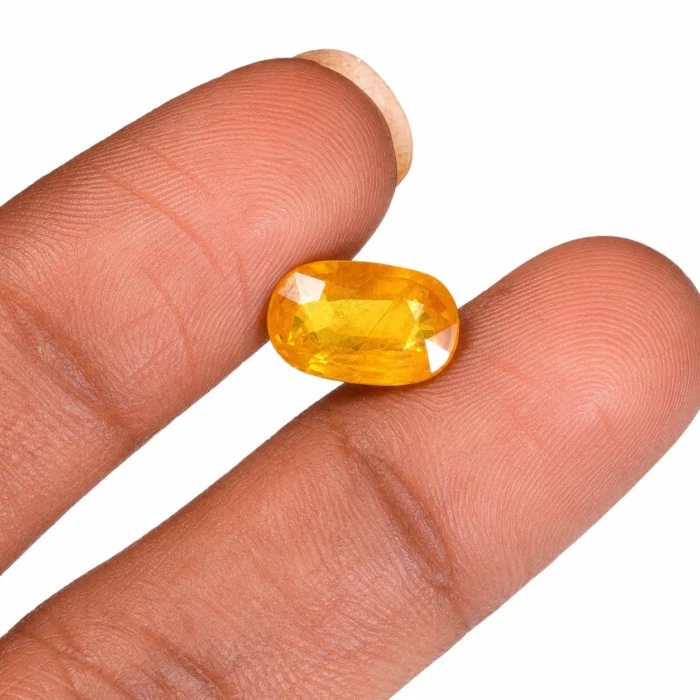 Natural Yellow Sapphire (Pukhraj) – 4.20 carat