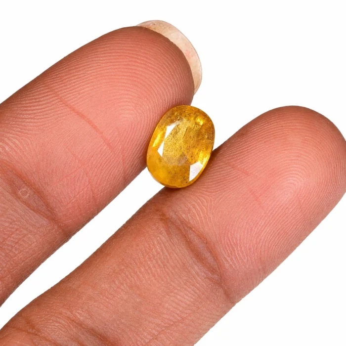Natural Yellow Sapphire (Pukhraj) – 3.55 carat