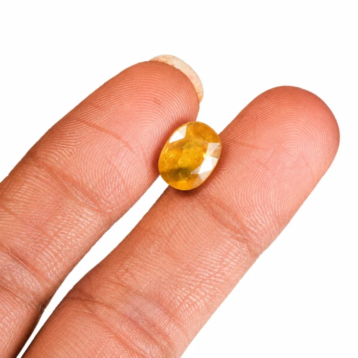Natural Yellow Sapphire (Pukhraj) – 7.15 carat