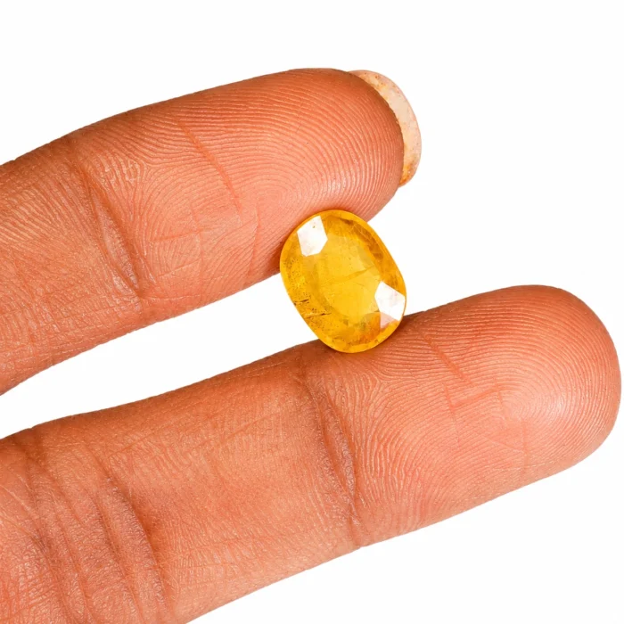 Natural Yellow Sapphire (Pukhraj) – 9.75 carat