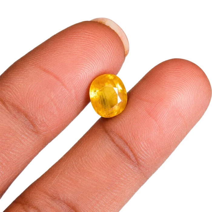 Natural Yellow Sapphire (Pukhraj) – 10.65 carat