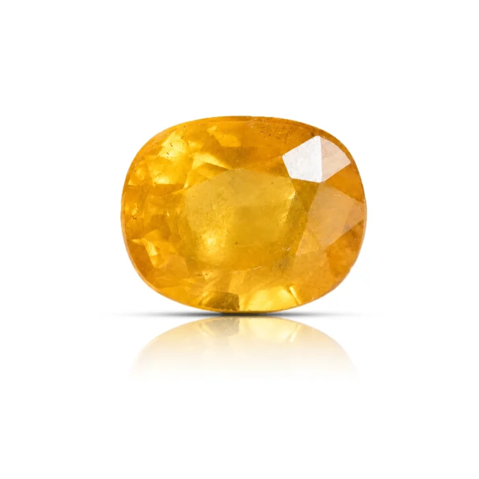Natural Yellow Sapphire (Pukhraj) – 12.54 carat